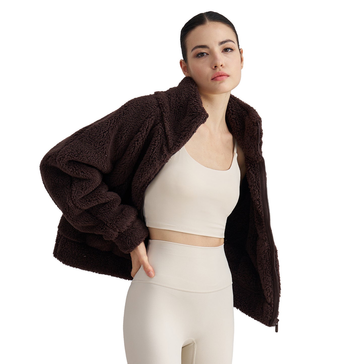 Women's Plush Warm Sports Jacket