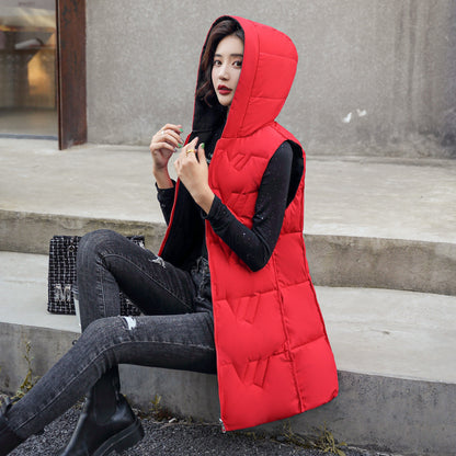 Women's Double-sided Hooded Down Jacket Coat