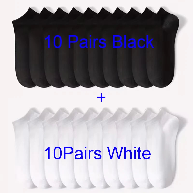 5/10-Pack Unisex Comfort-Fit Ankle Socks – Breathable, Lightweight & Perfect for Sports & Everyday Wear