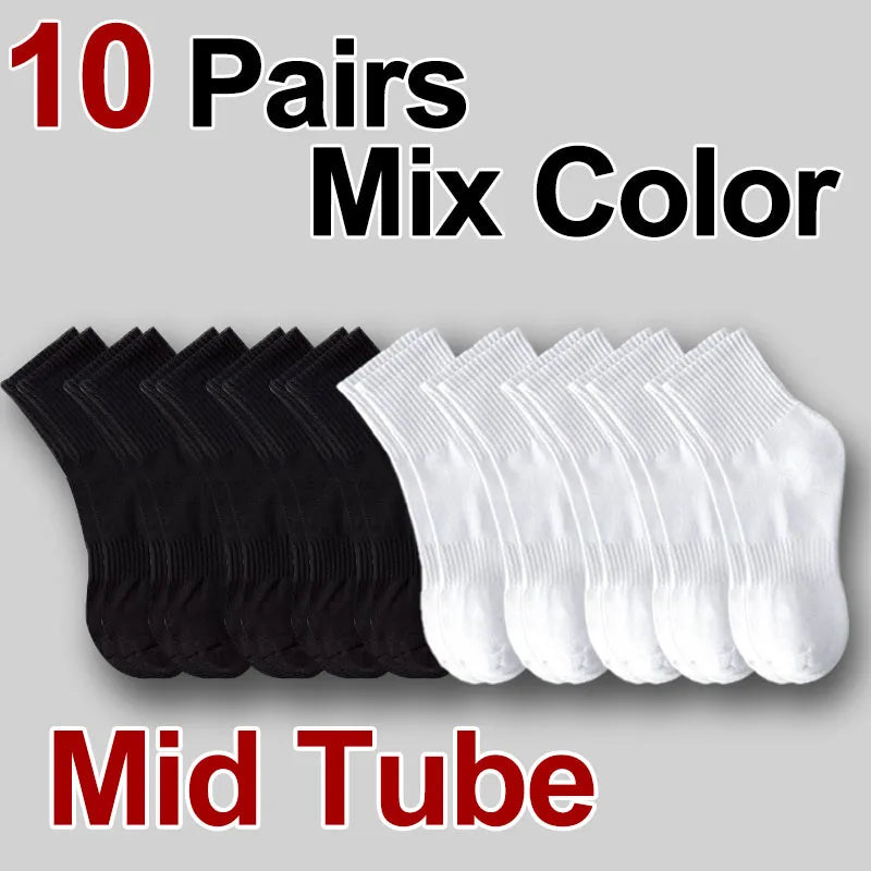 All-Season Sports Socks – Breathable, Sweat-Wicking, Neutral Colors