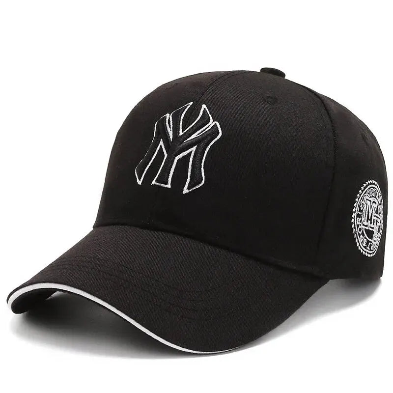 Men’s & Women’s Casual Baseball Cap – Korean-Inspired, Embroidered Letter Design, UV Protection Sunshade Hat