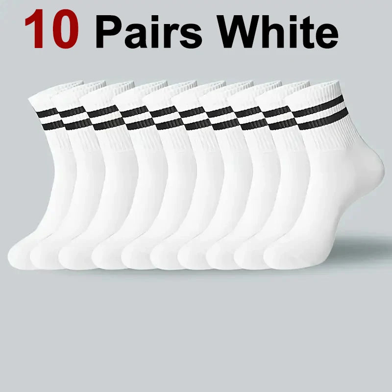 All-Season Sports Socks – Breathable, Sweat-Wicking, Neutral Colors
