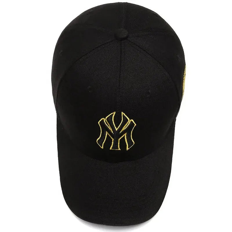 Men’s & Women’s Casual Baseball Cap – Korean-Inspired, Embroidered Letter Design, UV Protection Sunshade Hat