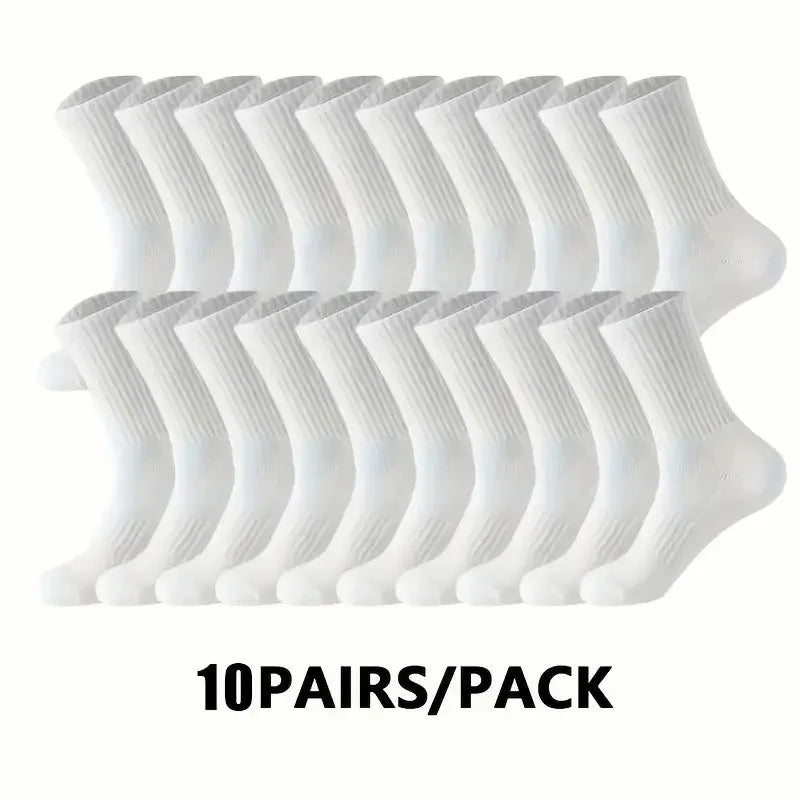 All-Season Sports Socks – Breathable, Sweat-Wicking, Neutral Colors