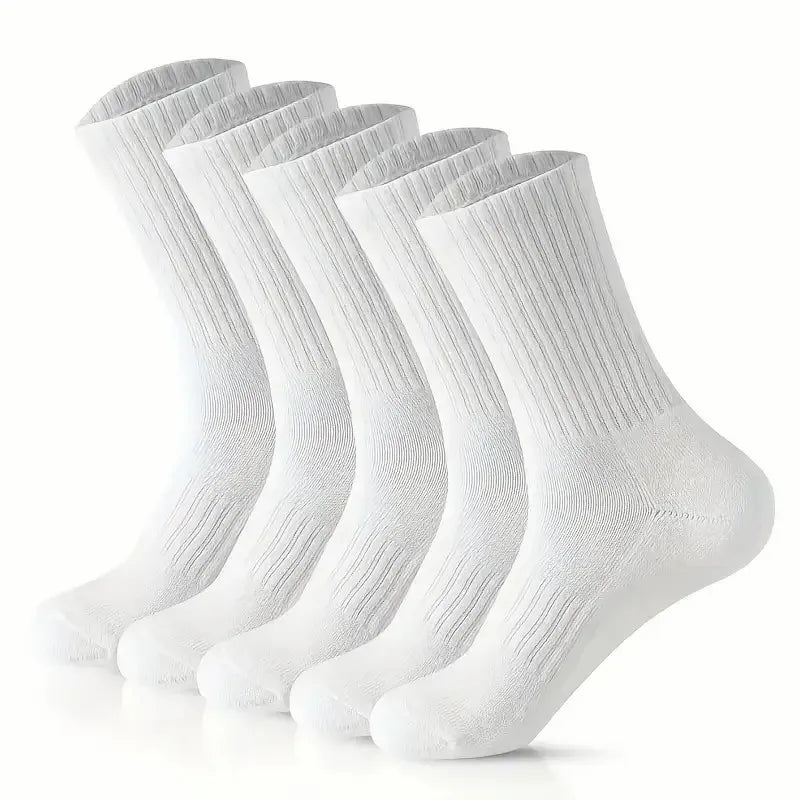 All-Season Sports Socks – Breathable, Sweat-Wicking, Neutral Colors