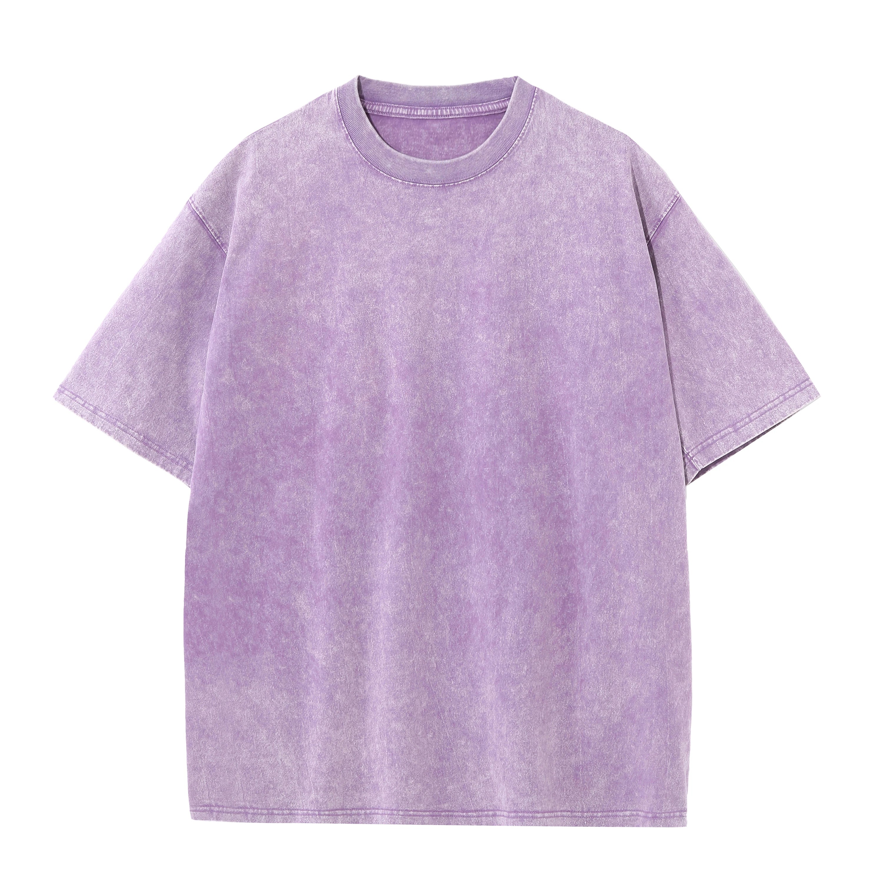 Men’s Vintage Washed Cotton Tee – Oversized Drop Shoulder Streetwear Essential