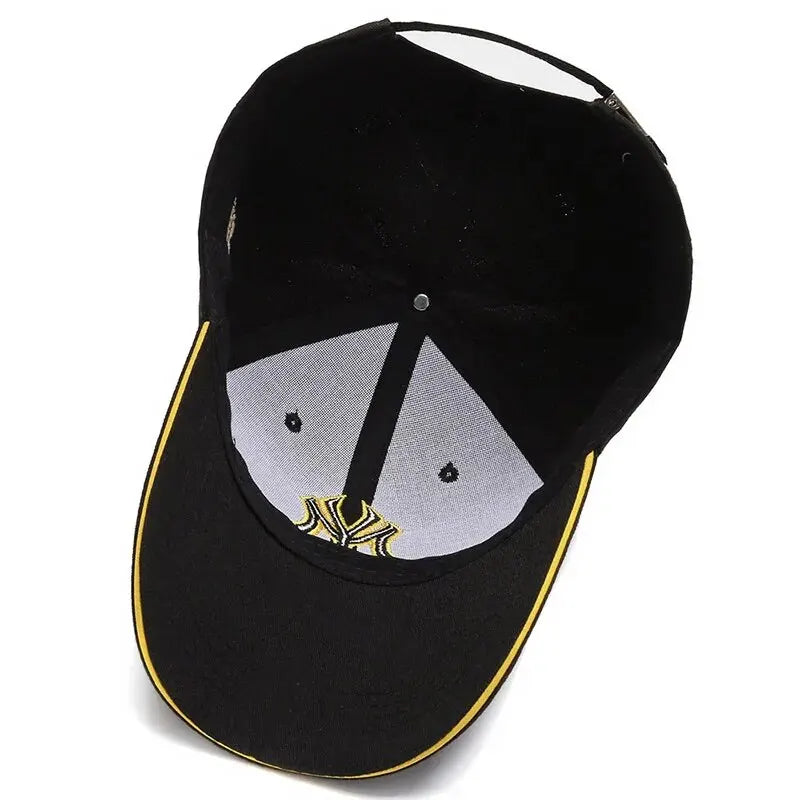 Men’s & Women’s Casual Baseball Cap – Korean-Inspired, Embroidered Letter Design, UV Protection Sunshade Hat
