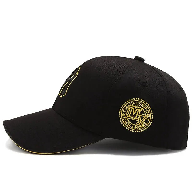 Men’s & Women’s Casual Baseball Cap – Korean-Inspired, Embroidered Letter Design, UV Protection Sunshade Hat