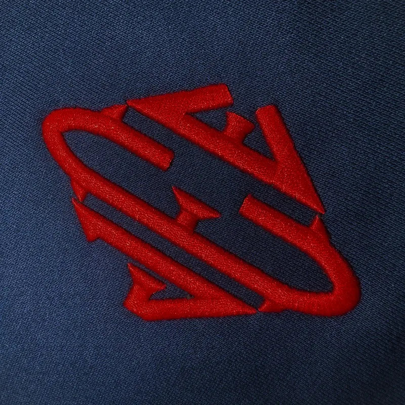 Y2K Retro Quarterzip Pullover Hoodie JEE Embroidery Pattern Sweatshirt American Vintage Casual Streetwear Men Oversized Coat
