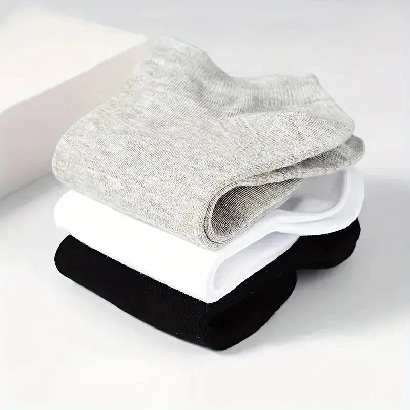 5/10-Pack Unisex Comfort-Fit Ankle Socks – Breathable, Lightweight & Perfect for Sports & Everyday Wear