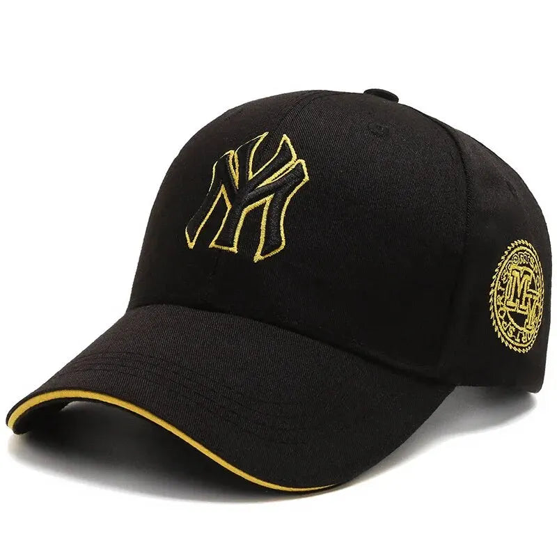 Men’s & Women’s Casual Baseball Cap – Korean-Inspired, Embroidered Letter Design, UV Protection Sunshade Hat