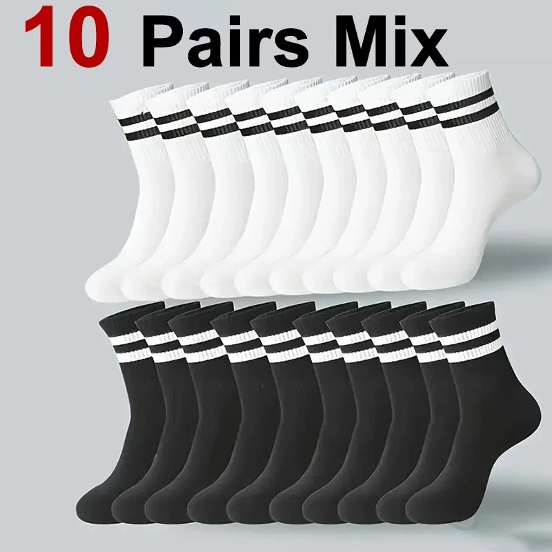 All-Season Sports Socks – Breathable, Sweat-Wicking, Neutral Colors