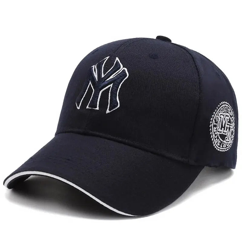 Men’s & Women’s Casual Baseball Cap – Korean-Inspired, Embroidered Letter Design, UV Protection Sunshade Hat