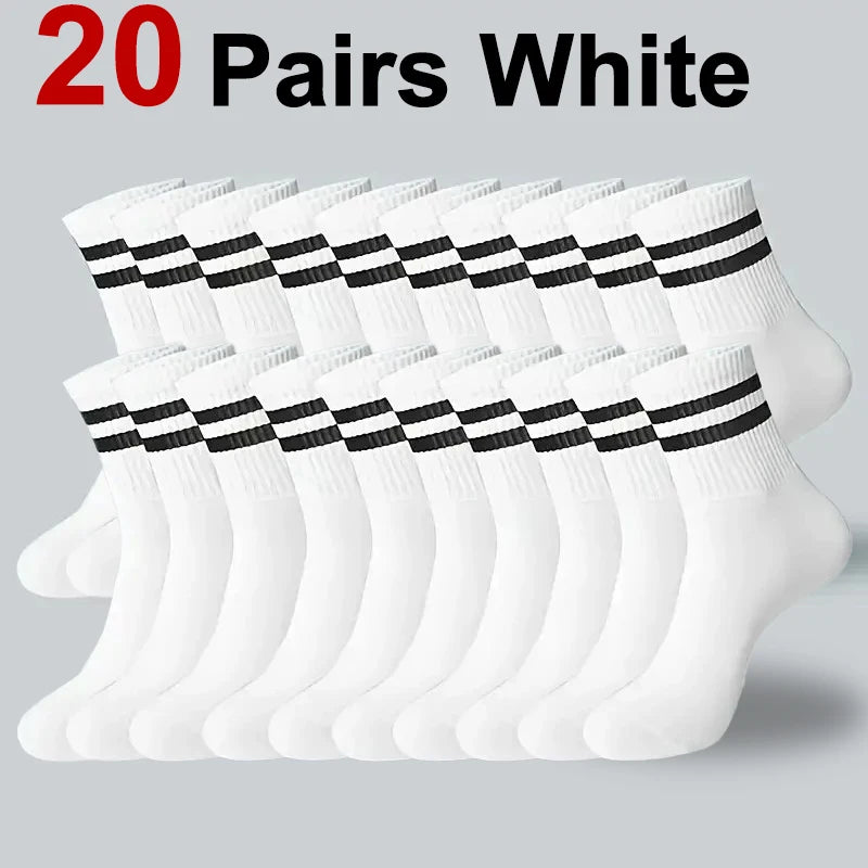 All-Season Sports Socks – Breathable, Sweat-Wicking, Neutral Colors