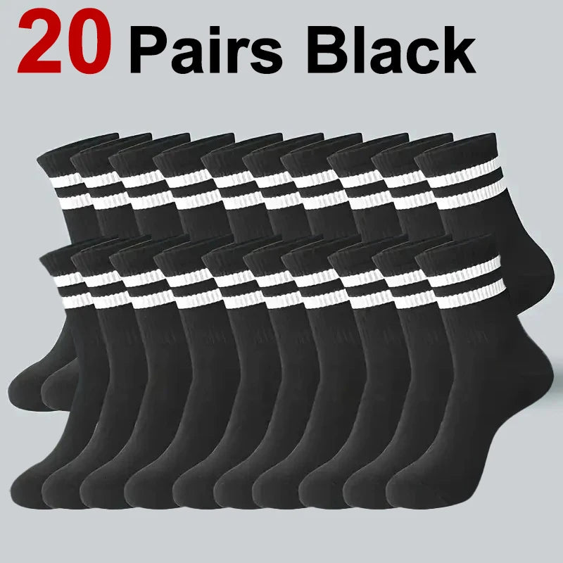 All-Season Sports Socks – Breathable, Sweat-Wicking, Neutral Colors
