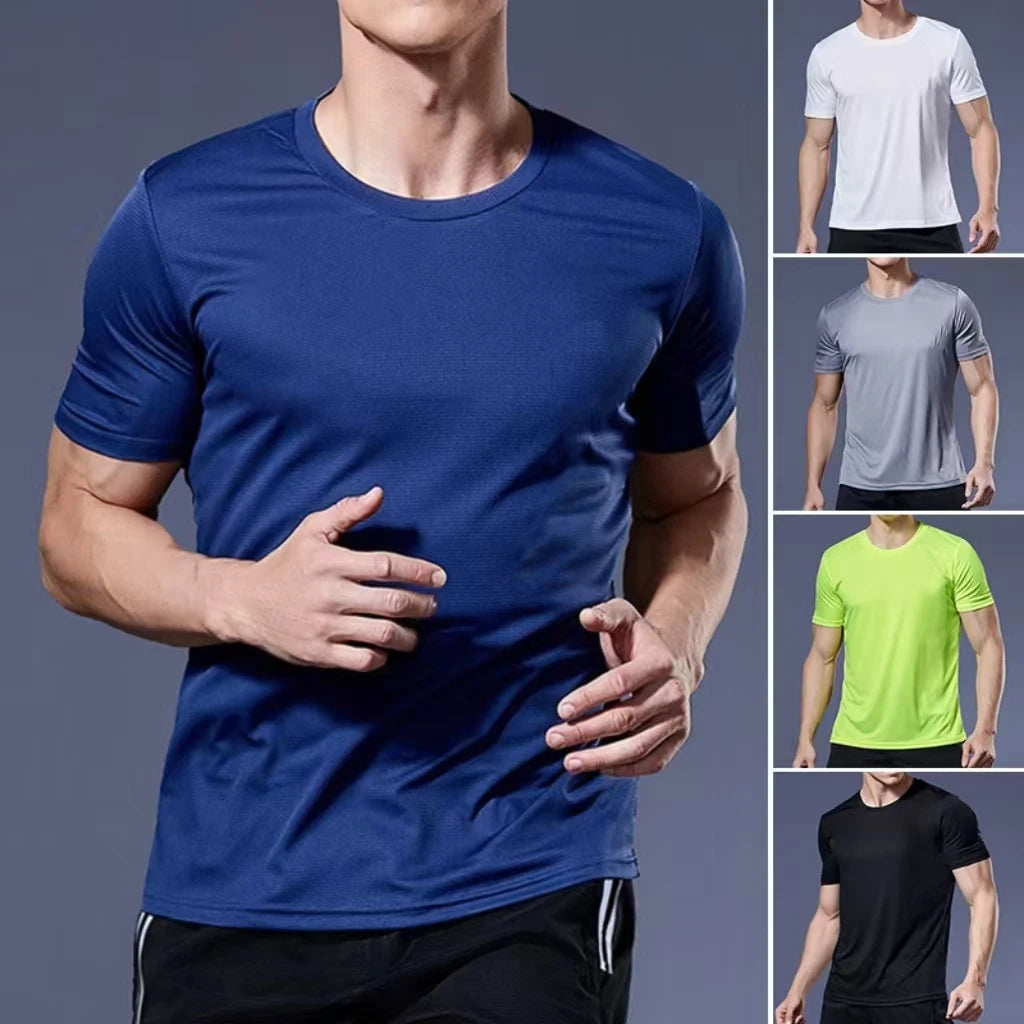 Men’s Quick-Dry Gym T-Shirt – Moisture-Wicking, Lightweight Running & Training Top for Sports & Exercise